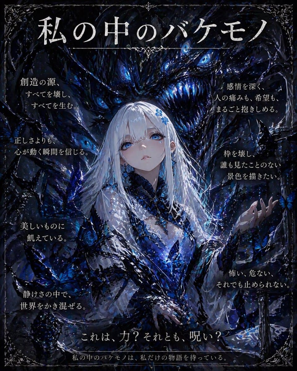 Comic / Storyboard - Dark Fantasy Inner Monster Poster