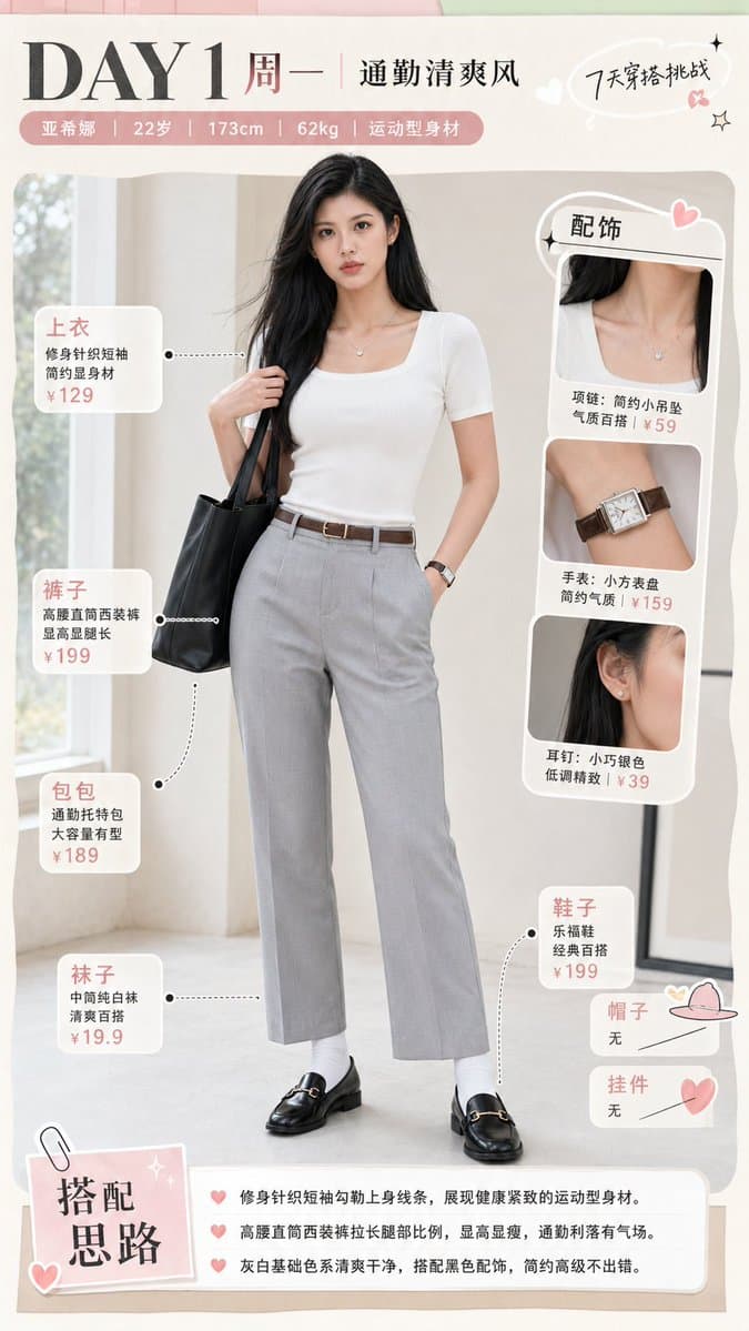 Social Media Post - Social Media Fashion Outfit Generation