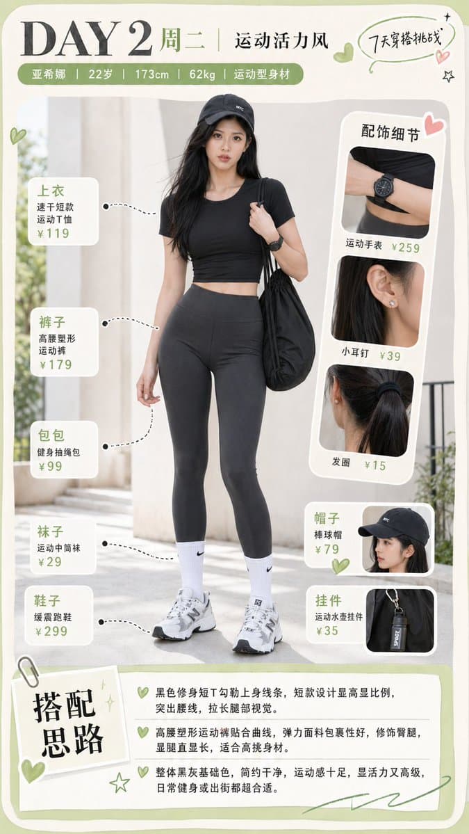 Social Media Post - Social Media Fashion Outfit Generation