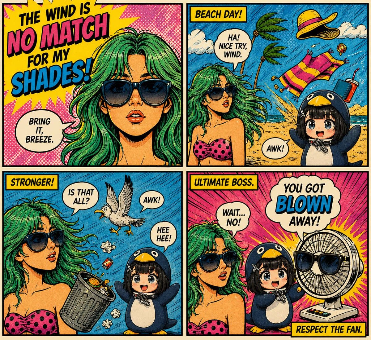 Comic / Storyboard - Retro Pop-Art Comic Strip