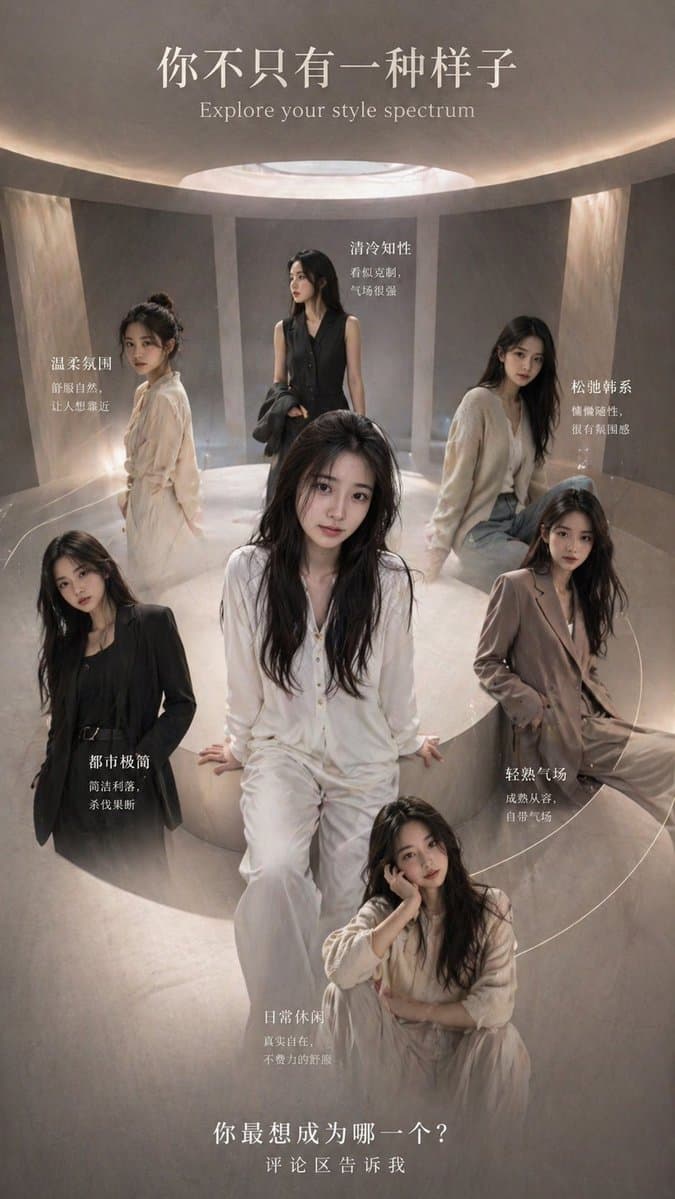 Product Marketing - Style Spectrum Fashion Poster